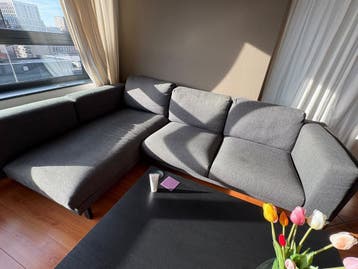 Ikea Nockeby hoekbank grijs