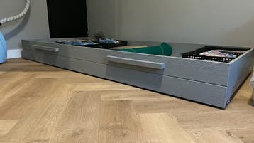 Gratis: Lade voor onder bed met wieltjes - 197x93,5 cm