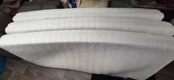 3 Matrassen 90x200 met wasbare hoes en rits - GRATIS