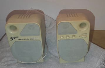 Vintage Multi-Media Speakerset - Goed Geluid