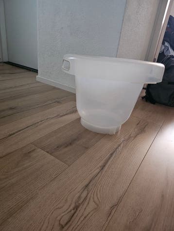 Transparante kunststof emmer