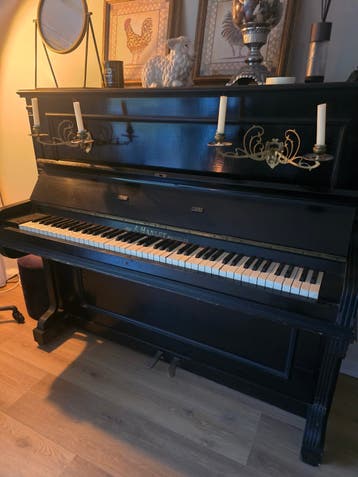 Prachtige antieke Hanlet piano