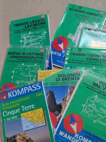 Wandelkaarten Italie