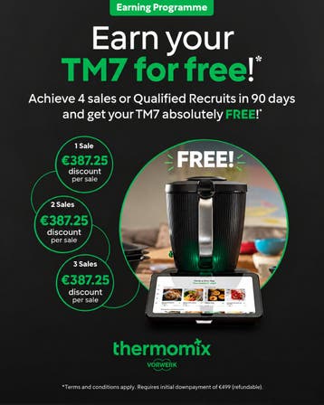 Thermomix TM7: Verdien hem gratis! Earn for FREE!