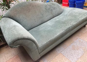 Gratis ophalen chaise longue bank - sofa groen