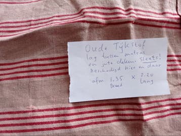 Antieke Tijkstof uit ong 1924.