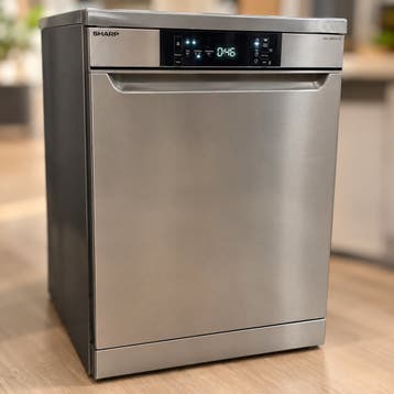 Sharp DW-VE647IS Vrijstaande Vaatwasser RVS