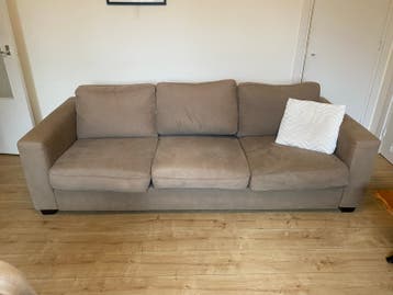 Comfortabele 3-zits bank met wasbare hoezen