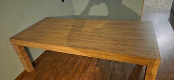 Grijze tafel 220x100x90cm