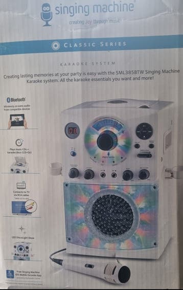 Gratis: Singing Machine Karaoke Systeem met Bluetooth