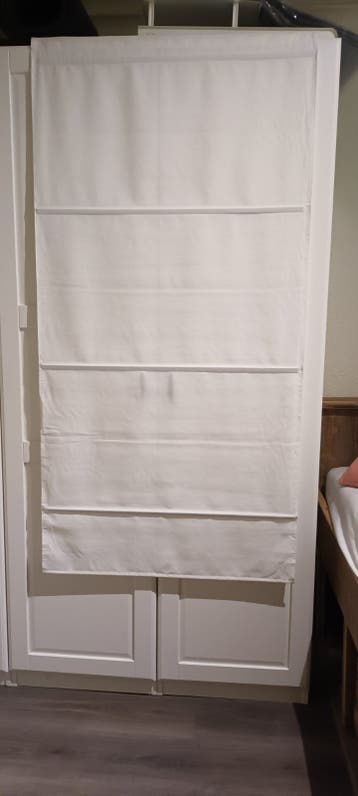 IKEA RINGBLOMMA Vouwgordijn Wit 80x160 cm