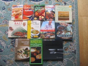Kinder/vliegtuig/kook boeken allerlei