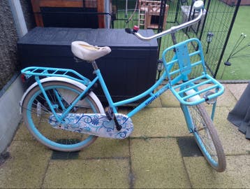 Spirit meisjesfiets 26 inch transporter met rek voorop