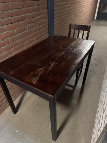 Eettafel met 6 stoelen - Dining Table with 6 Chairs