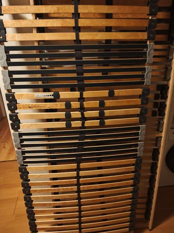 2 stuks 90x200 lattenbodems