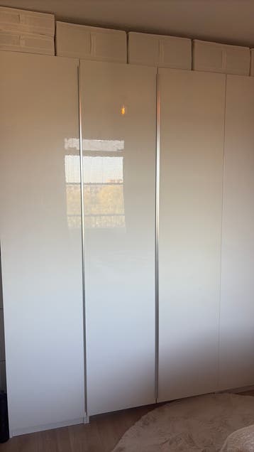 Zilveren handgrepen ikea pax kast