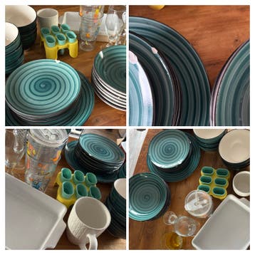 Servies en keukengerei: borden, kommen, glazen en meer