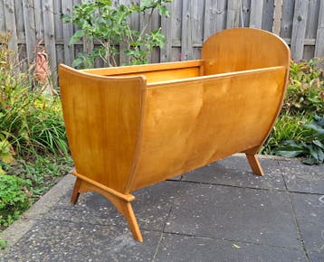 Vintage Wieg Hout - Jaren '50 Baby Wiegje