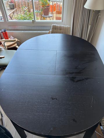 Mooie uitklapbare eettafel 115cm tot 165cm / GRATIS AFHALEN