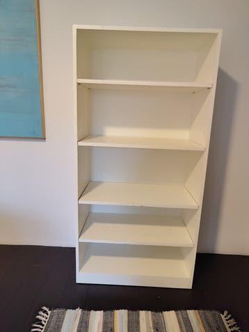 Verrijdbare Boekenkast/roomdivider (MDF)