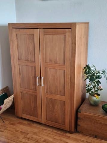 Houten Bureaukast met Uitschuifbaar Werkblad