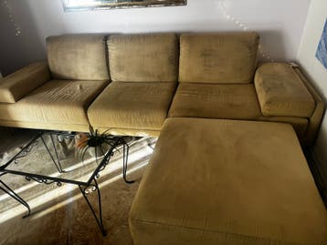 Suede bankstel gratis!