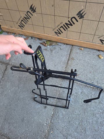 Steco fietsstoeltje drager