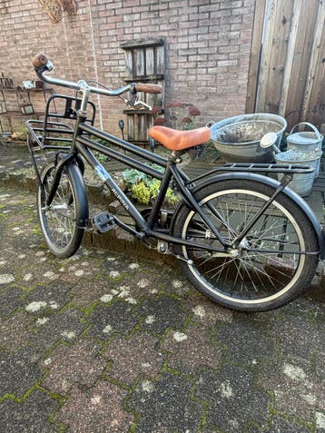 Alpina fiets met voordrager en terugtraprem