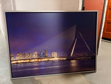 Gratis! Grote print Erasmusbrug Rotterdam (140x101 cm)