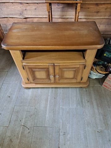 eiken tv meubel. gratis op te halen 4