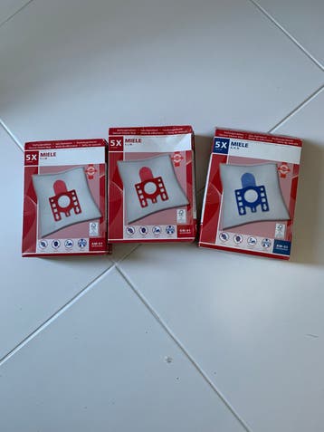 Miele stofzuigerzakken AM-01 en AM-02 (3x 5 stuks)