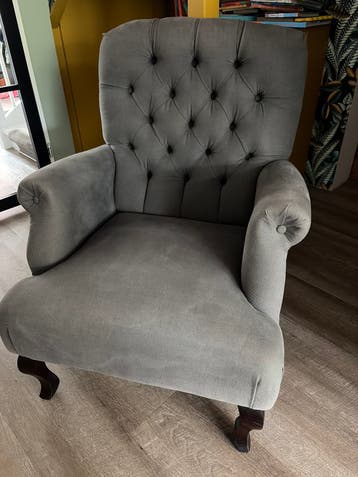 Fauteuil grijs - gratis afhalen