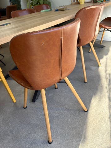 Gratis afhalen 6 eetkamerstoelen