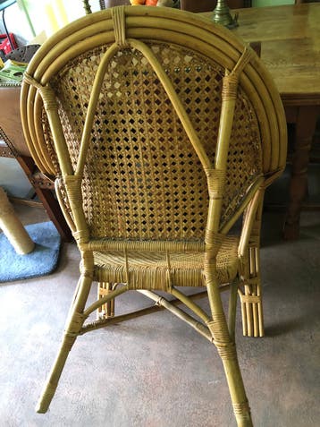 Rotan stoel
