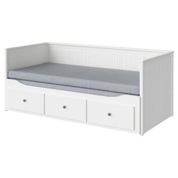Gratis IKEA Hemnes bedbank wit met 3 lades