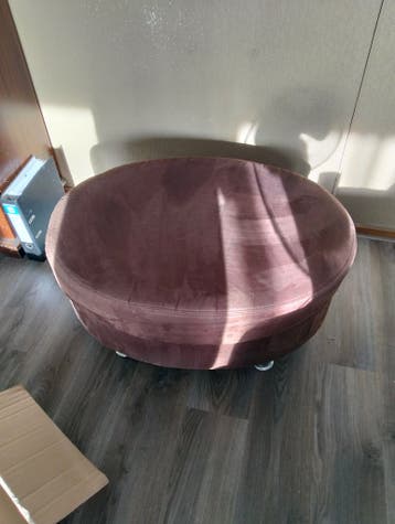 Ovale poef/hocker