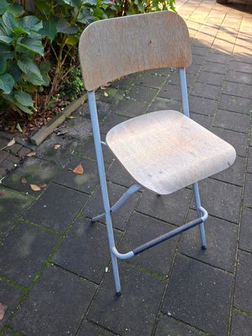 Inklapbare kruk - Gebruikt maar functioneel