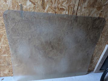Vloerbeschermer 120x100 cm voor harde vloeren