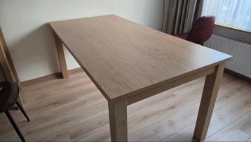 Eettafel Hout - 180x90x80 cm - Lichte Gebruikerssporen