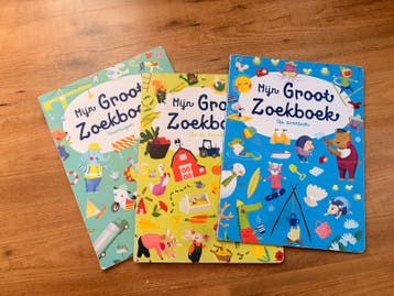 Mijn Groot Zoekboek - Set van 3 (Gebruikt, 1 met vouw)