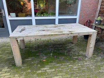 steigerhouten tafel gratis