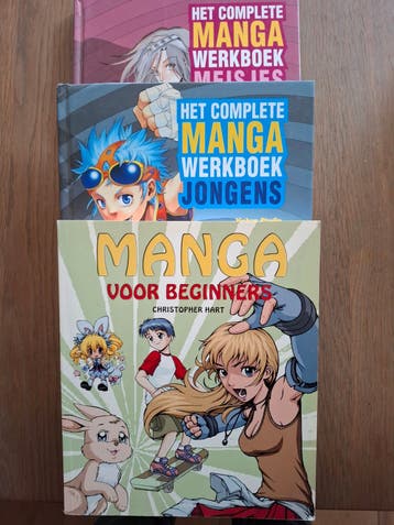 Manga Tekenboeken: Jongens, Meisjes & Beginners GRATIS