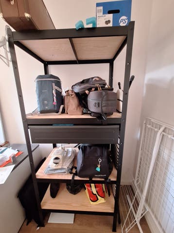 Stellingkast met lade