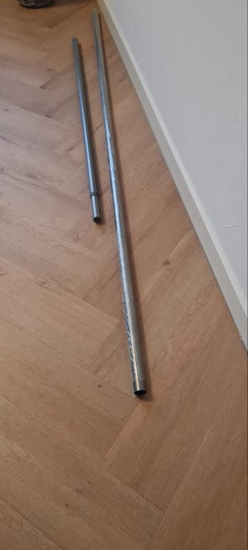 2x gordijnroede Hugad ikea