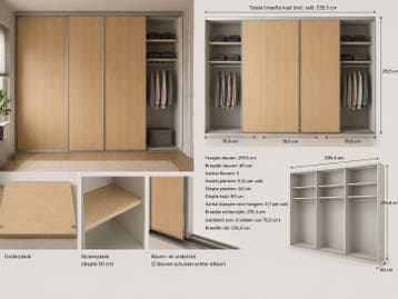 Stevige kast met schuifdeuren - gratis ophalen voor 6 nov