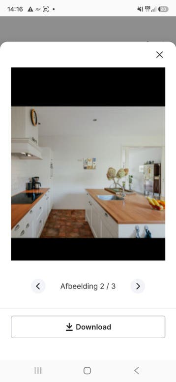 Keuken met eiland Gratis af te halen.