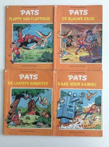 Pats - deel 1 t/m 3 en 6 - redelijke staat