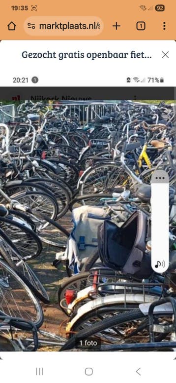gezocht gratis opknapper fietsen!