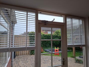 Jaloezieën, wit, 2 keer 75 breed