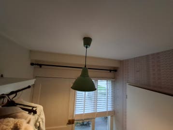 zwarte gordijnroede